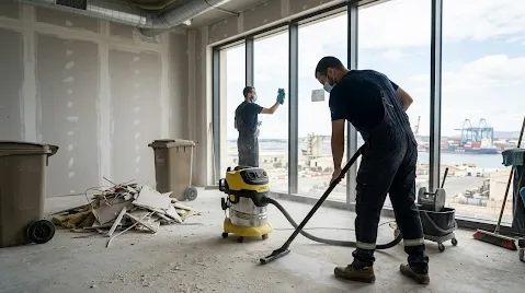 Nettoyage fin de chantier Marseille Nord Martigues